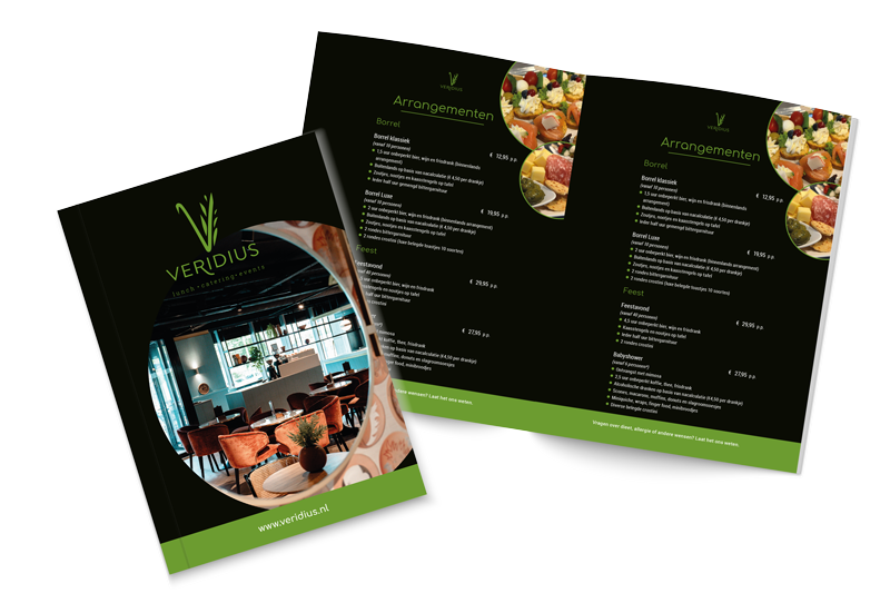 veridius-menubrochure-vormgever-denhaag cateringbrochure